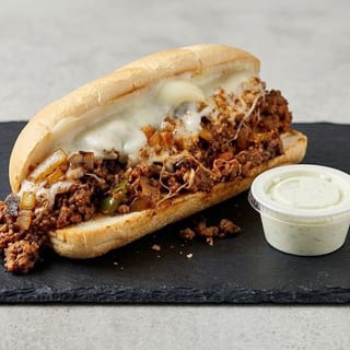 Italian Philly - Marinara & Provolone Sandwich